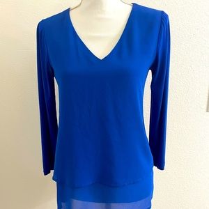 Cobalt Blue Michael Kors Blouse
